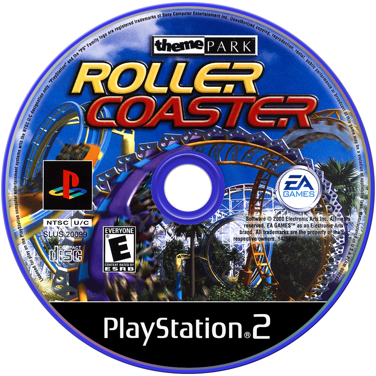 Theme Park Roller Coaster media 3 for Playstation 2